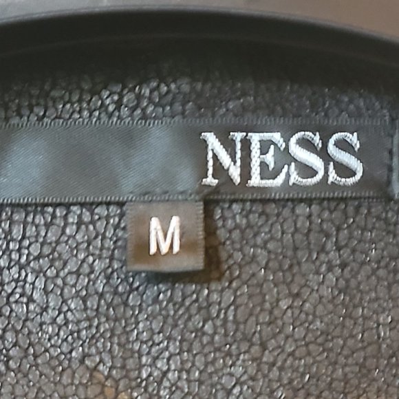 Ness Textured Black Jacket - Picture 6 of 8